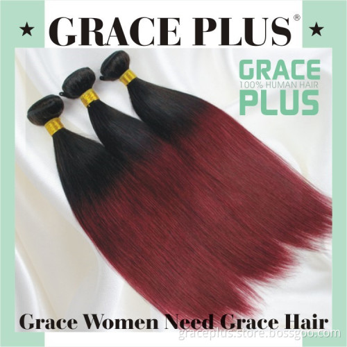 8-30" Wholesale 7a grade ombre brazilian virgin hair straight